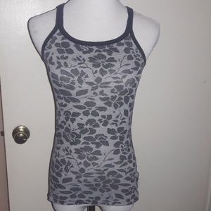 Flower printed tank top